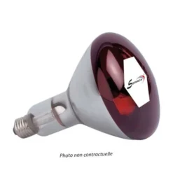 Ampoule rouge pour lampes chauffantes - Sofraca