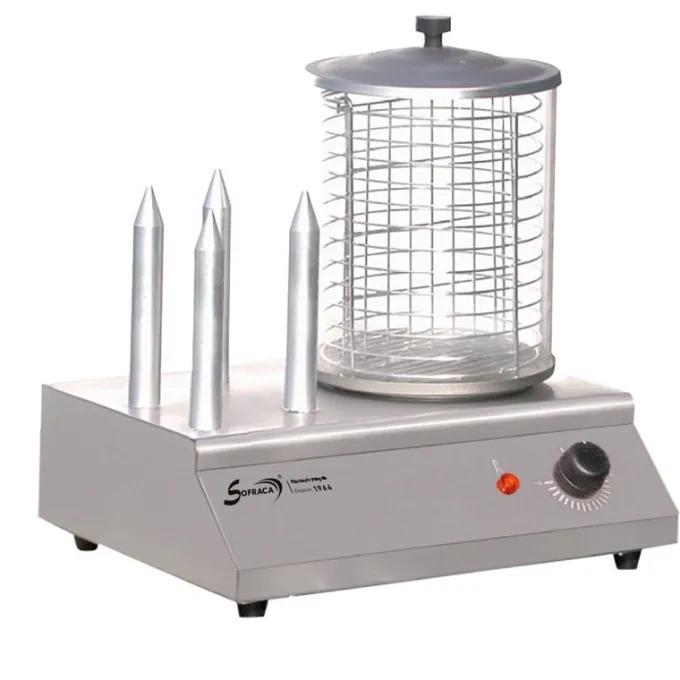 Appareil à Hot Dog - Chauffe-Saucisses - 4 Plots - Sofraca
