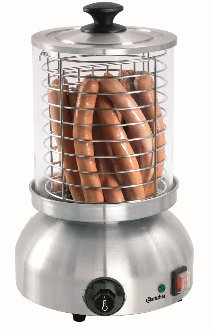 Appareil Hot-Dogs Rond - Chauffe Saucisses - Bartscher