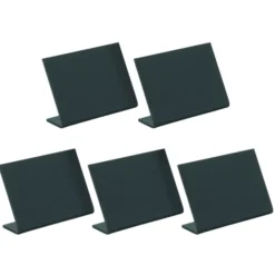 Ardoise de table forme de L A8 . Devant Mat et arrière brillant - Securit