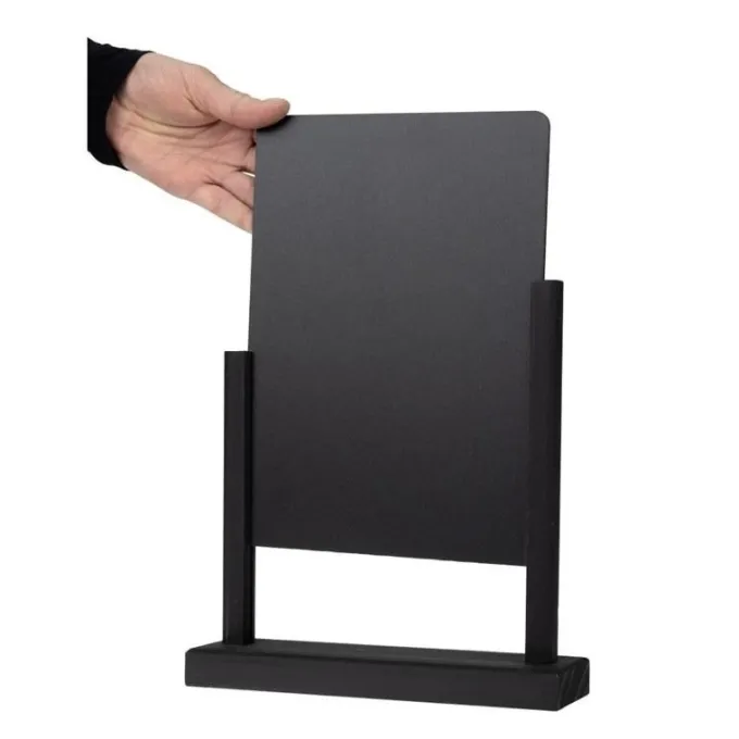 Ardoise de Table Élégante Noire A4 - Olympia