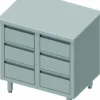 Armoire Basse Inox Avec 6 Tiroirs - Profondeur 800 - Stalgast
