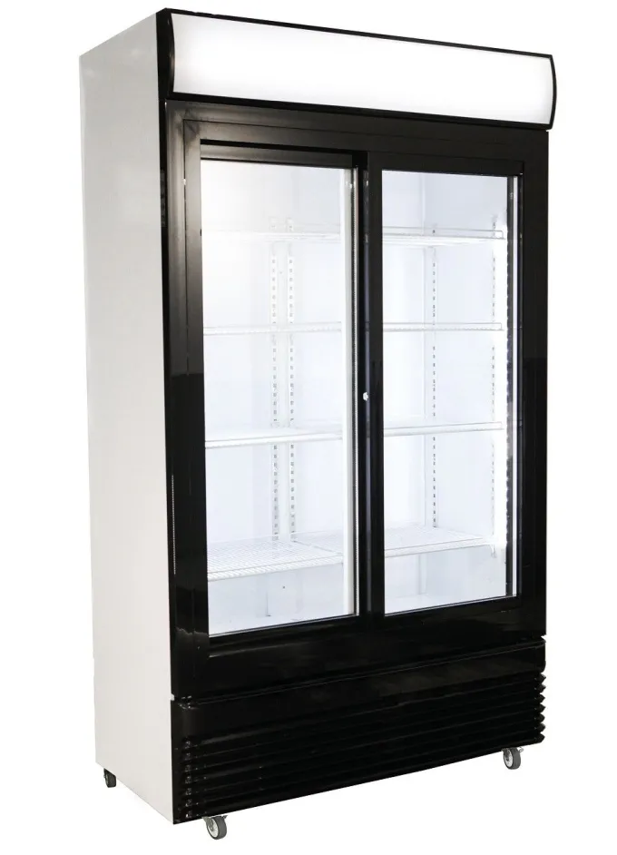 Armoire à Boisson 2 Portes Vitrées Coulissantes 750 L - Combisteel