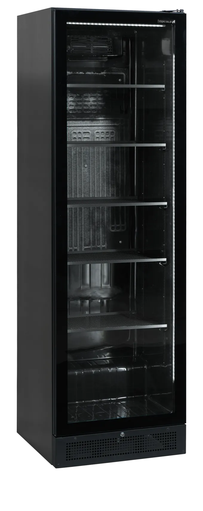 Armoire à Boisson Professionnelle Vitrée Noire 347 L - Tefcold