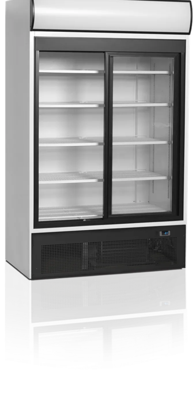 Armoire à Boissons Professionnelle Vitrée 2 Portes FSC1200S - TEFCOLD