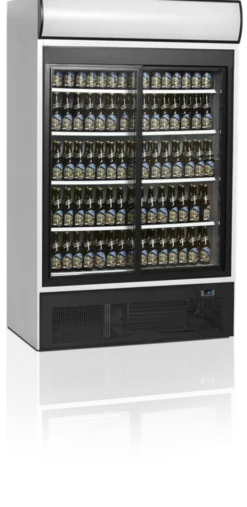 Armoire à Boissons Professionnelle Vitrée 2 Portes FSC1200S - TEFCOLD