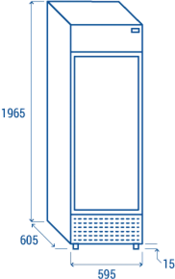 Armoire à Boissons Réfrigérée Vitrée Laquée Noire avec Panneau Publicitaire - 372 L - Cool Head