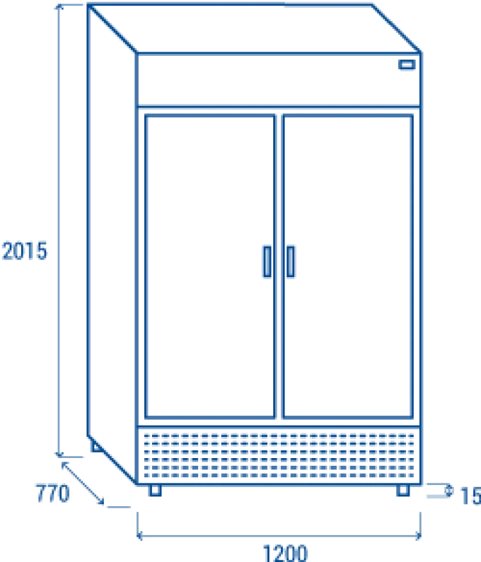 Armoire à Boissons Réfrigérée Vitrée Laquée Noire avec Panneau Publicitaire - 1200 L - Cool Head