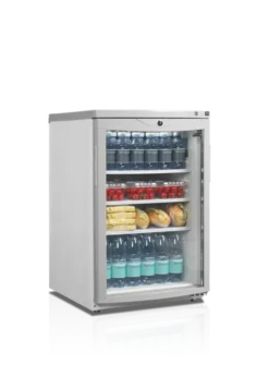 Armoire à Boissons Réfrigérée Vitrée Blanche BC85 w/Fan - TEFCOLD