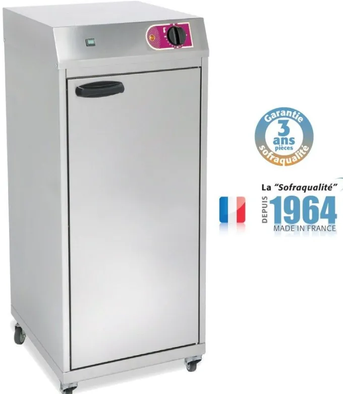 Armoire chauffante ventilée - 5 bacs GN 2/3 - Sofraca