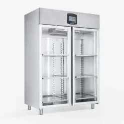 Armoire d'Affinage Professionnelle Stagionatura 1380 Lt Porte Vitrée Etagères Perforées - Samaref