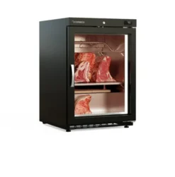 Armoire de Maturation Noire Vitrée 1 Portillon Encastrable - Coreco
