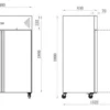 Armoire Négative 1400 L - Série Star GN 1/1 - AFI Collin Lucy