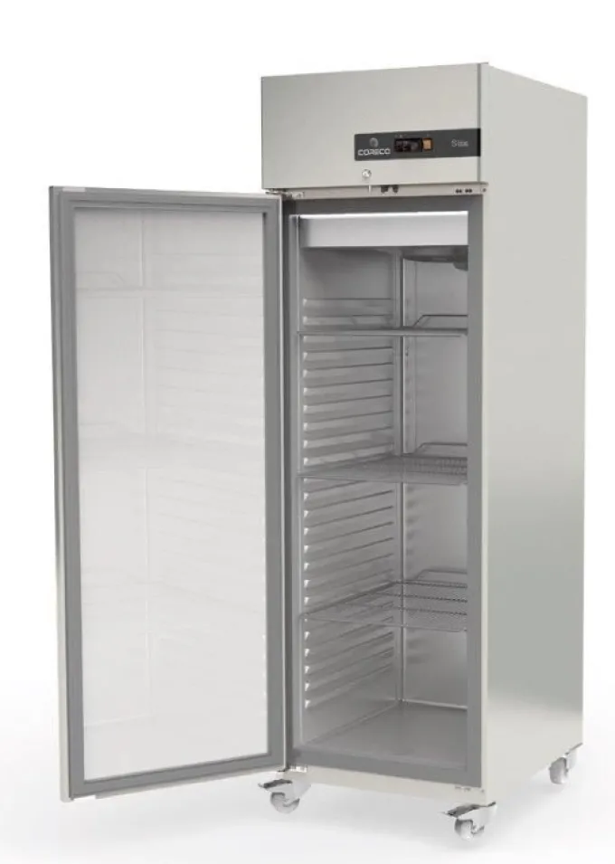 Armoire Positive Inox GN 2/1 Côtés Emboutis 645 Litres - Coreco