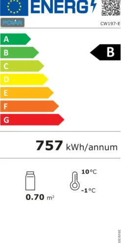 Armoire Positive Vitrée à Roulettes - 600L - Polar