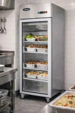 Armoire Professionnelle Vitré 410 Litres - Atosa