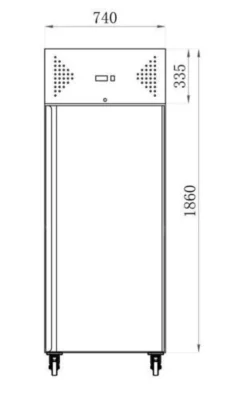 Armoire Pâtissière Négative - 650 L - AFI Collin Lucy