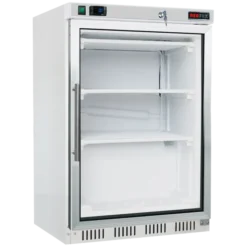 Armoire réfrigerée froid négatif 130 l porte verre 3x grille, blanche - HF 200/G - Redfox