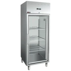 Armoire réfrigerée froid positif GN 700 l en inox verre MN 700G - Redfox