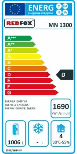 Armoire réfrigérée froid positif 1400 litres - Redfox