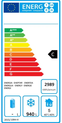 Armoire Réfrigérée Inox - Négative 1250 L - Atosa