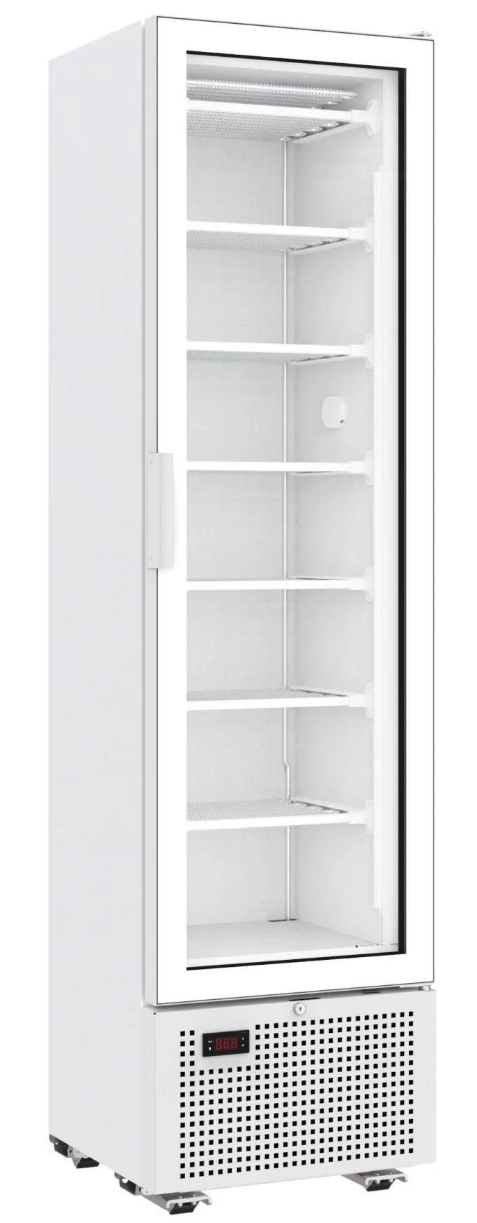 Armoire Réfrigérée Négative blanche avec Porte Vitrée 221 L - Combisteel