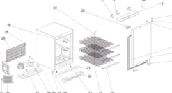 Armoire Réfrigérée Négative de Stockage UF200S - TEFCOLD