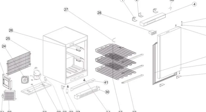 Armoire Réfrigérée Négative de Stockage UF200S - TEFCOLD