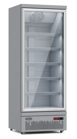 Armoire Réfrigérée Négative Grise avec Porte Vitrée 600 L - Combisteel