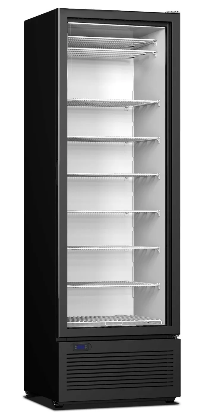 Armoire Réfrigérée Négative noire Porte Vitrée 400 L - Combisteel