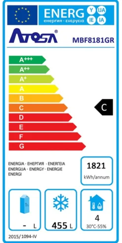 Armoire Réfrigérée Négative 1 Porte - 610 Litres - Atosa