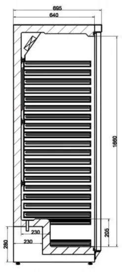 Armoire réfrigérée positive blanc 570 L - Combisteel