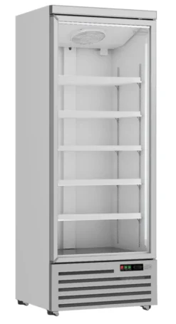 Armoire Réfrigérée Positive Grise Vitrée 600 L - Combisteel