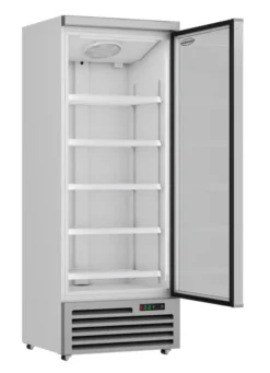 Armoire Réfrigérée Positive Grise Vitrée 600 L - Combisteel