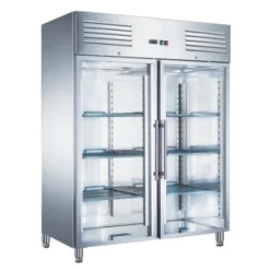 Armoire Réfrigérée Positive Inox GN 2/1 vitrée 1300 litres - Furnotel