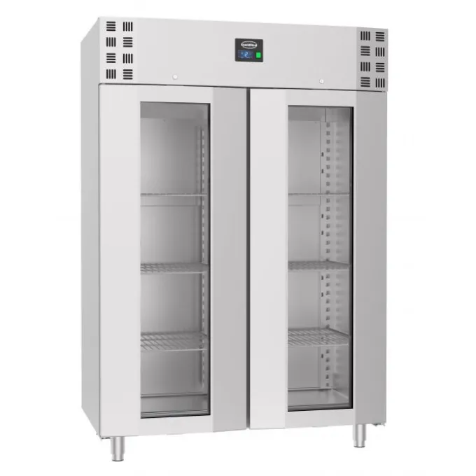 Armoire réfrigérée positive inox 1400 L - Porte vitrée - Combisteel