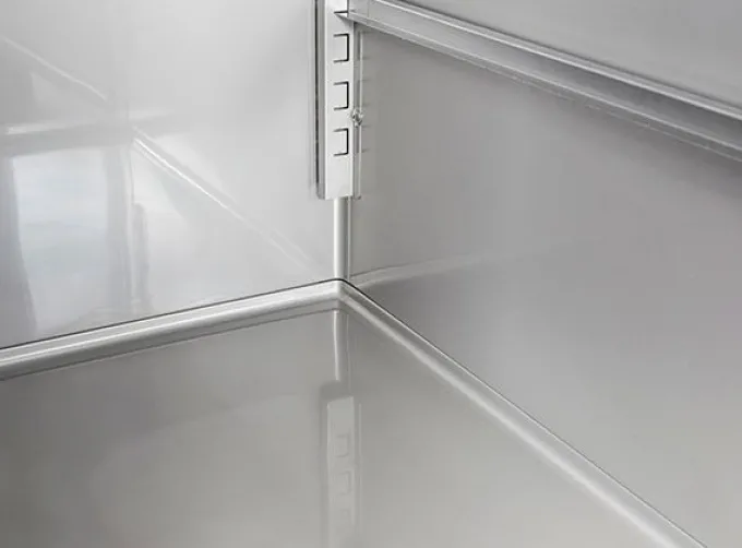 Armoire Réfrigérée Positive Inox GN 2/1 - 3 Portes Vitrées - Cool Head