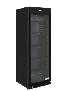 Armoire Réfrigérée Positive Noire avec Porte Vitrée - 382 L - AFI Collin Lucy