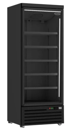Armoire Réfrigérée Positive Noire Porte en Verre - 600 L - Combisteel