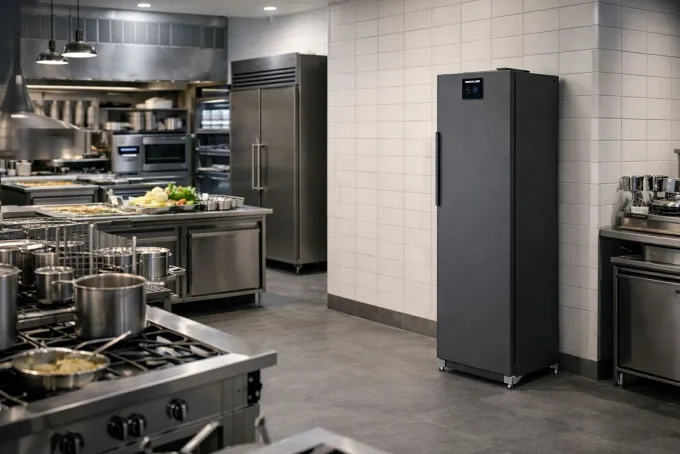 Armoire réfrigérée positive noire 377 litres - Liebherr