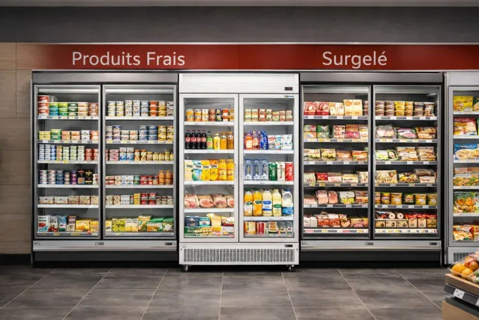 Armoire Réfrigérée Positive Vitrée 2 Portes 710 Litres - AFI Collin Lucy