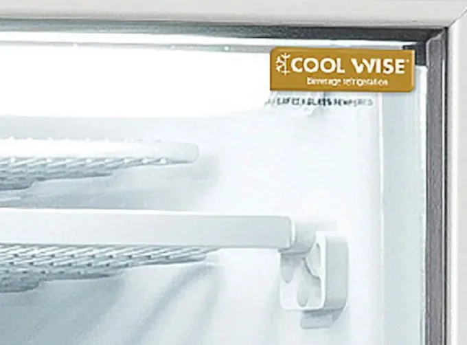 Armoire Réfrigérée Vitrée Négative avec Panneau Publicitaire - 300 L - Cool Head