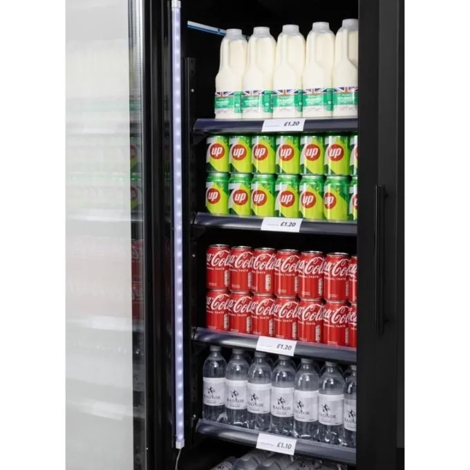 Armoire Réfrigérée Vitrée Positive 2 Portes Série G 744L - Polar