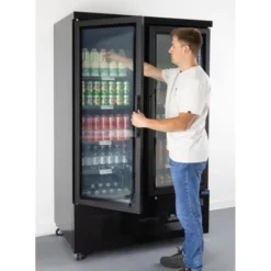 Armoire Réfrigérée Vitrée Positive 2 Portes Série G 744L - Polar