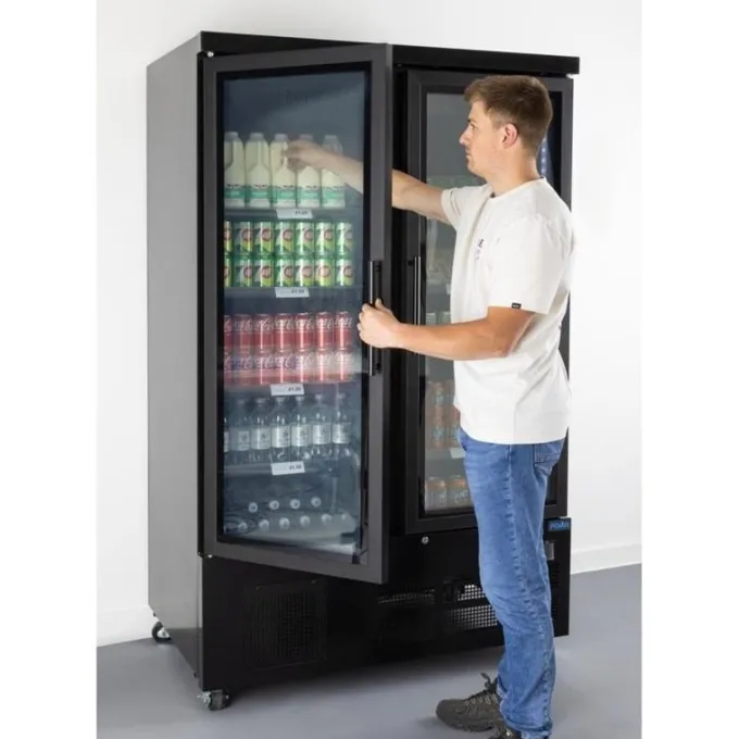 Armoire Réfrigérée Vitrée Positive 2 Portes Série G 744L - Polar