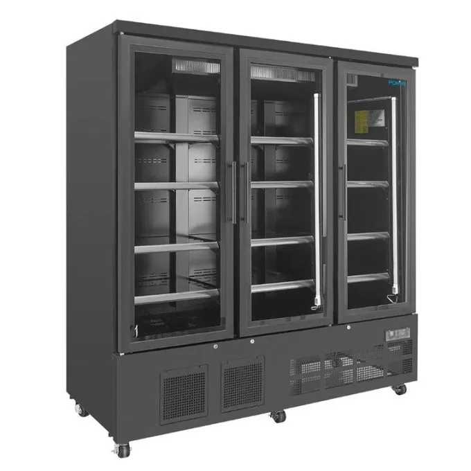Armoire Réfrigérée Vitrée Positive 3 Portes Série G 1156L - Polar