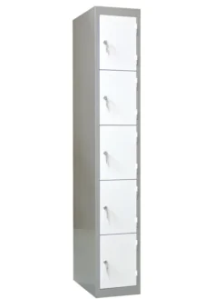 Armoire Vestiaire 1 Colonne 5 Casiers - L 300 mm