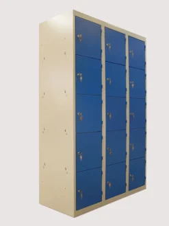 Armoire Vestiaire 3 Colonnes 15 Casiers - L 3x400 mm