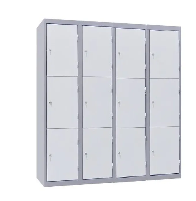 Armoire Vestiaire 4 Colonnes 12 Casiers - L 4x300 mm
