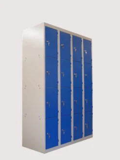 Armoire Vestiaire 4 Colonnes 16 Casiers - L 4x300 mm